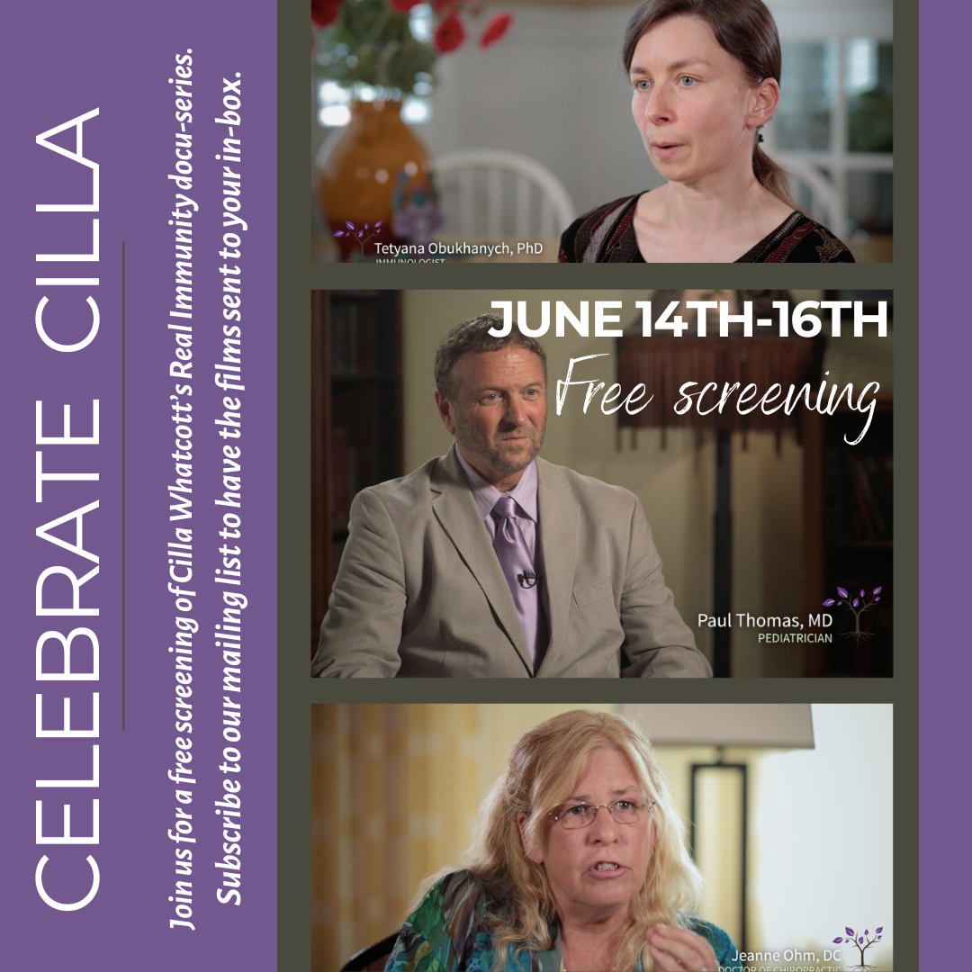 celebration of life for Cilla Whatcott, homeopathy pioneer Cilla Whatcott, Real Immunity Films free access, homeoprophylaxis expert Cilla Whatcott, Real Vitality Cilla Whatcott tribute